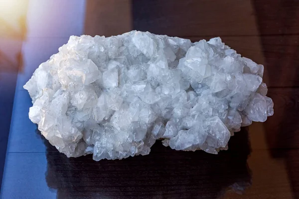 View Colemanite Mineral Bor Boron Borax Ulexite Borate Mineral Found — Zdjęcie stockowe