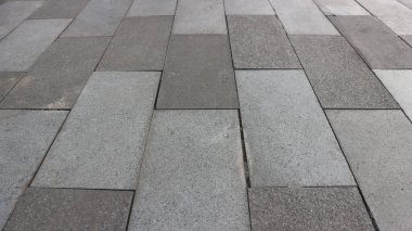 Kaldırımda ya da şehir parkında Paving Blok dokusu.
