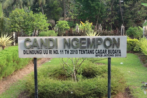 Semarang Indonesia September 2022 Kuil Ngempon Adalah Salah Satu Candi — Stok Foto
