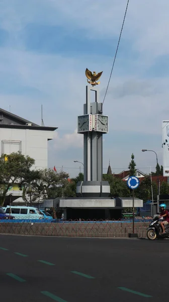 Salatiga Września 2022 Posąg Konia Księcia Diponegoro Rondzie Tamansariego Salatiga — Zdjęcie stockowe