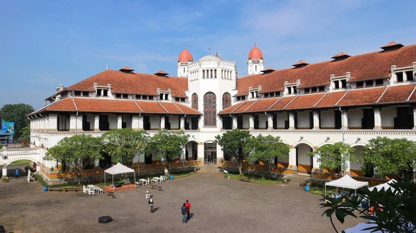 Lawang Sewu Kulturarvsbyggnad Och Ett Turistmål Semarang Indonesien Semarang Central — Stockfoto