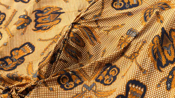 stock image Traditional batik native to Pekalongan, Central Java, Indonesia with elegant classic motifs