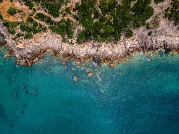 Deniz kıyısının güzel manzarası