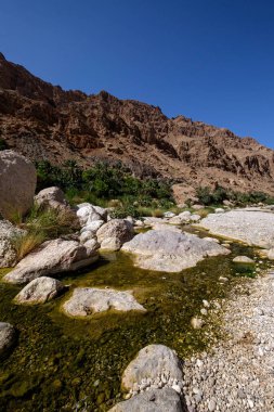 beautiful view to the lake in Oman