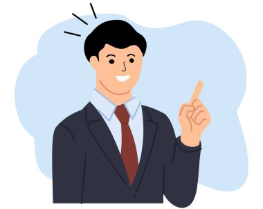 Genç bir iş adamının bir göstergesi.