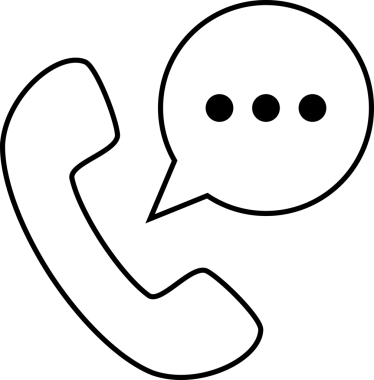 Arama merkezi düğmesi 24 saat ve müşteri hizmetleri için baloncuklu konuşma simgesi