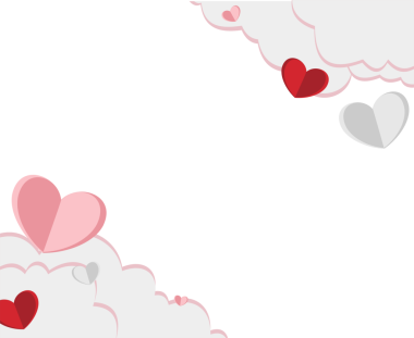 kalp şekli sevgililer günü arkaplanı ve mesaj için boş alan