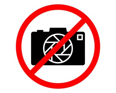 Mahremiyet Alanları ve Yasak Alanlar için Kamera İşareti Yok. Kamera yok. Fotoğraf alanı yok. Cep telefonu alan işareti yok