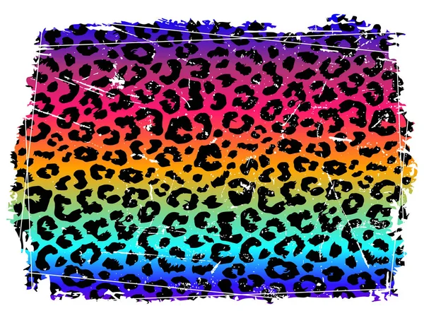 Bakgrunnsvektorfil Med Leopardfargerike Teksturer – stockvektor