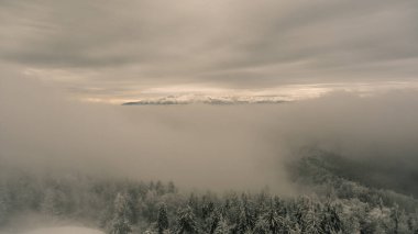 Kış manzarası, gorce dağları, luba, poland, Avrupa