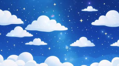 Rüya Gibi Bir Gece Gökyüzünde Parlayan Yıldızlar