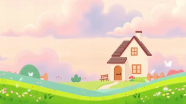 Peyzaj Evi Çiçek Bahçesi Görünümü