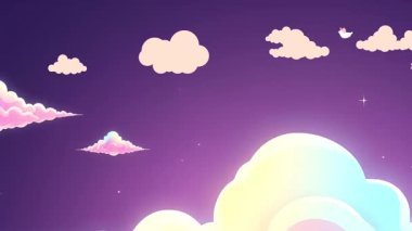 Koyu Mavi Gökyüzü Teması Kozmik Parıltılar