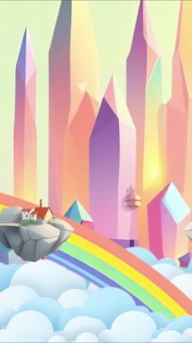 Gökkuşağı Köprüsü ve Kristal Kaya Dağı ile Sihirli Diyar