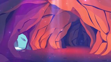 Güneş buz gibi mağaraya ışıldıyor Buz gibi mağarayla parlıyor