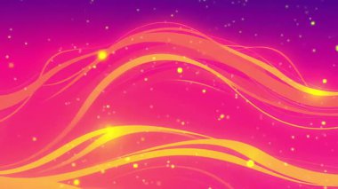 Canlı Magenta, Akışkan Çizgiler ve Parlak Renklerle Enerji Arkaplanı Dalgalıyor, Modern Tasarımlar İçin İdeal