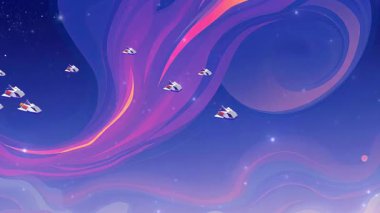 Göksel Navigasyon Filosu Göksel Dans Galaksiler Arasında Görünmeyeni ve Ötesini Keşfeden Galaksi Örtüsü