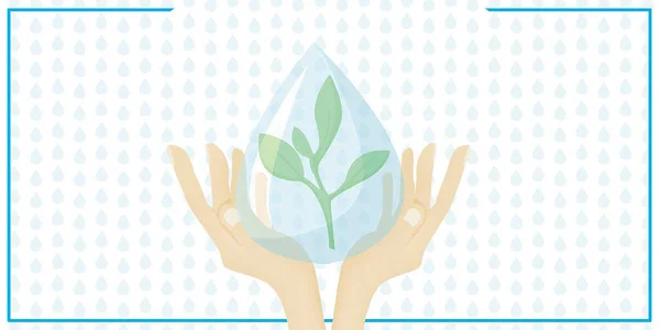 World Water Day Logo Background — Stock Photo, Image