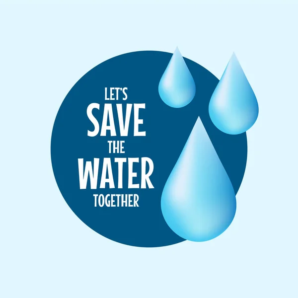 Salvar Conceito Água Dia Mundial Água — Fotografia de Stock