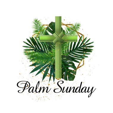 palm sunday holiday background clipart