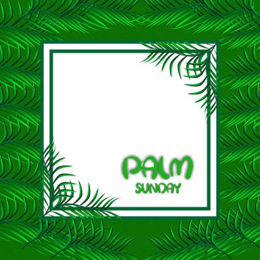 Palm Pazar tatil arka plan
