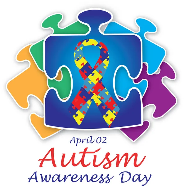 Światowy Dzień Świadomości Autyzmu — Zdjęcie stockowe