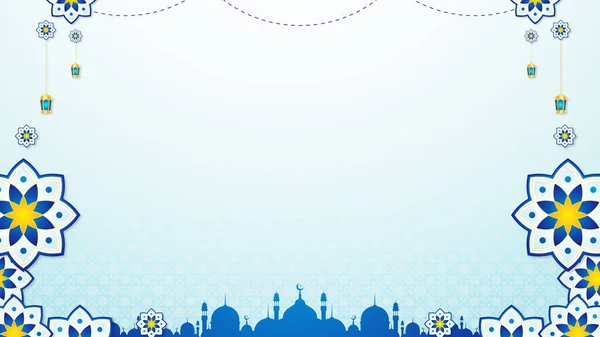 라마단 알피어 2023 배경은 라이트 램프와 Tasbeeh Iftar 이미지 라마단 — 스톡 사진