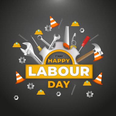 Mutlu İşçi Bayramı. 1 Mayıs Uluslararası İşçi Bayramı