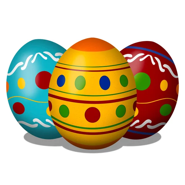 复活节天背景的蛋 — 图库照片