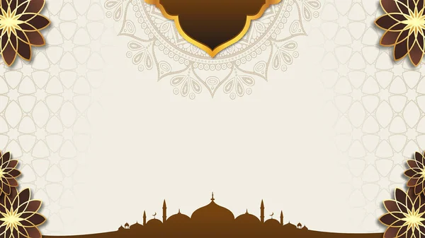 Eid Fitr Ramadan Milad Mosque Islamic Arabic Background —  Fotos de Stock