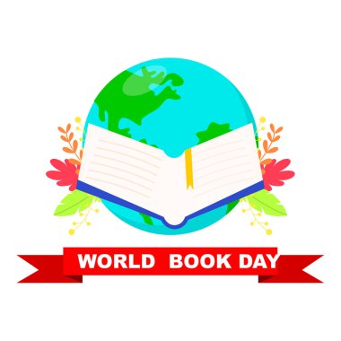 Dünya Kitap Günü arkaplanı 