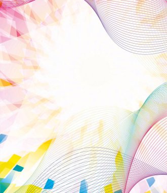 Çizgileri olan soyut geometrik desen, dalga. Tasarım ilanınız için, afiş, kapak sayfası