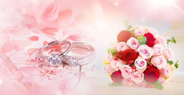 Rose Bella Sfondo San Valentino Sfondo — Foto Stock