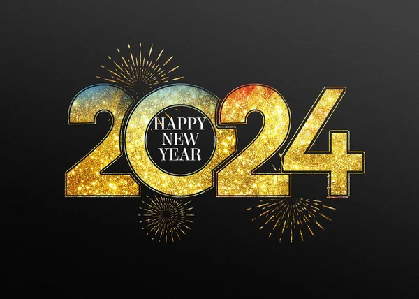 Heureux Nouvel 2024 Célébration Année Fond Photos De Stock Libres De Droits