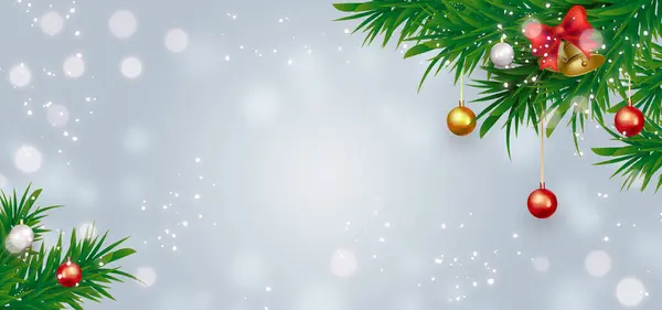 Resumo Feliz Natal Fundo Com Flocos Neve Estrelas Brilhantes Vermelho — Fotografia de Stock