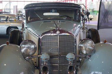 Alpine Renault, Alpinche, rally car at the ClassicMadrid exhibition of classic and vintage cars opened in Madrid and organised by the Salon Internacional del Vehculo Clsico, International Classica Car Salon, and Madrid Town Hall at Casa De Campo,