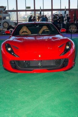 Alpine Renault, Alpinche, rally car at the ClassicMadrid exhibition of classic and vintage cars opened in Madrid and organised by the Salon Internacional del Vehculo Clsico, International Classica Car Salon, and Madrid Town Hall at Casa De Campo,