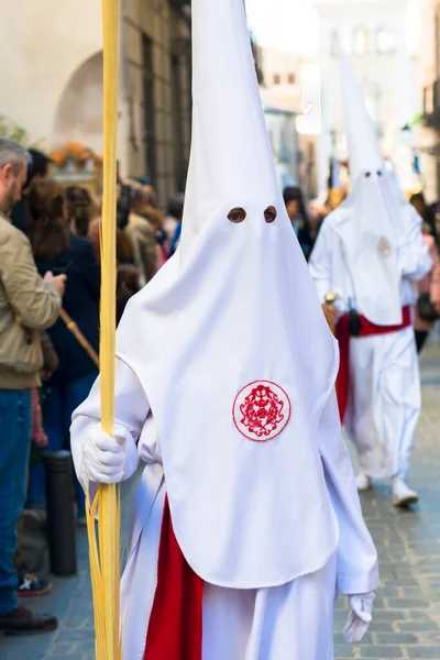 Spanya Nın Madrid Şehrindeki Palm Sunday Geçit Töreni Sırasında Nuestro — Stok fotoğraf