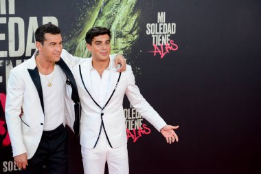 Mario Casas ve Oscar Casas: İspanyol ünlüler İspanya 'nın Madrid kentinde yer alan Kinepolis Ciudad de la Imagen' da gösterilen 