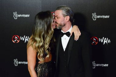 Lorena Gomez ve Rene Ramos, IFEMA, Madrid İspanya 'daki WAH MADRID' in 2. Yıldönümü, yemek, gösteri ve parti için yapılan fotoçağrıya katıldılar. Madrid İspanya 7 Eylül 2023