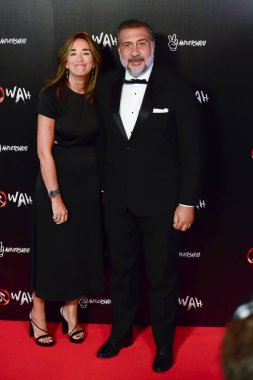 Jacoba Diaz Canero ve Angel Asensio, IFEMA, Madrid İspanya 'da düzenlenen WAH MADRID' in 2. Yıldönümü, yemek, gösteri ve partinin fotoğraf çekimine katıldılar. Madrid İspanya 7 Eylül 2023