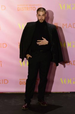 Ana Fernnndez, İspanya 'nın 41. Madrid bölgesindeki Salamanca moda bölgesinde Vogue Moda Gecesi 2023' e katıldı. Madrid İspanya 21 Eylül 2023.