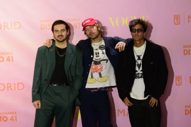 (C) Adrian Roma, Marlon İspanya 'nın 41. Madrid bölgesindeki Salamanca moda bölgesinde Vogue Fashions Night Out 2023' e katıldı. Madrid İspanya 21 Eylül 2023