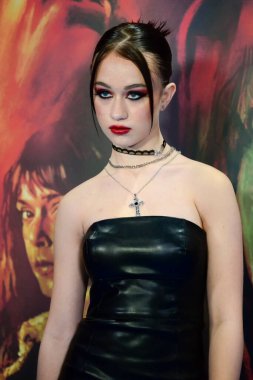 Carla Goyanes, Cine Paz 'daki Romancero serisinin ilk gösterimine katıldı. Madrid İspanya 31 Ekim 2023    