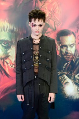 Sasha Cocola, Cine Paz 'daki Romancero serisinin ilk gösterimine katıldı. Madrid İspanya 31 Ekim 2023    