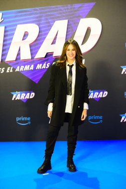 Melani Olivares, 5 Aralık 2023 tarihinde İspanya 'nın Cine Callao Madrid kentinde 