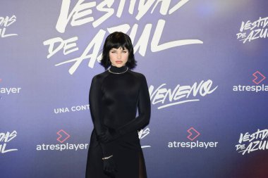 Mirela Balic, 19 Aralık 2023 'te İspanya' nın Madrid kenti Cine Callao 'da Atresplayer' ın 