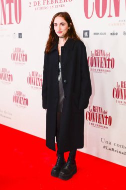 Carolina Kopelioff İspanyol komedi filmi The Queen of the Convent in the Cine Callao 'nun galasında poz verirken görüldü..