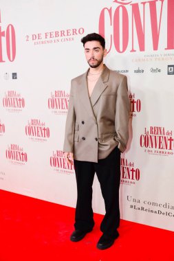 Mara Ortega Yapımcı, İspanyol komedi filmi The Queen of the Convent in the Cine Callao 'nun galasında poz verirken görüldü..