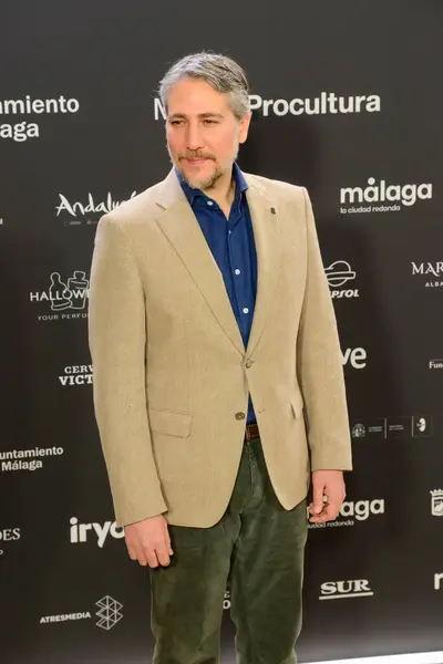 stock image Alberto Ammann posed for the media during the red carpet photocall of the 27th Malaga Festival  27 Festival De Mlaga  presentation at the Royal Theatre, Madrid Spain February 15th 2024